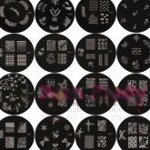 16 Pcs New Design Nail Art Stamp Template