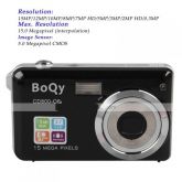 BoQy®  CD800 2.7'' TFT LCD 15MP 5.0MP CMOS Digital Camera wi