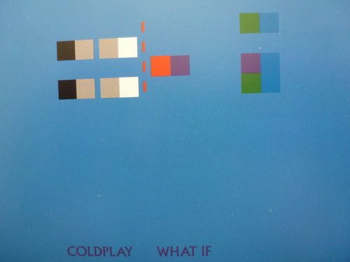 COLDPLAY 45 RPM 7" - What If