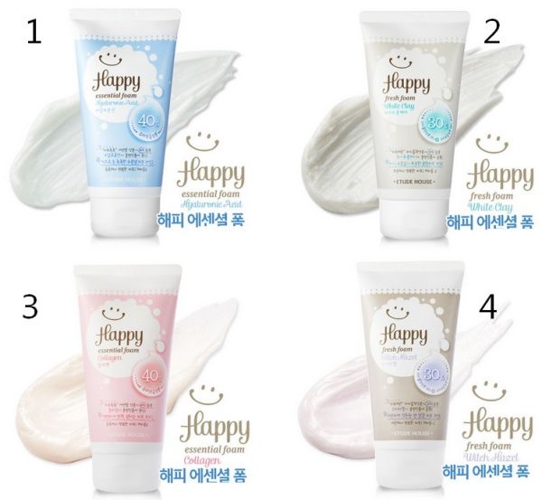 ETUDE HOUSE Happy Cleansing Foam(Escolha a sua)