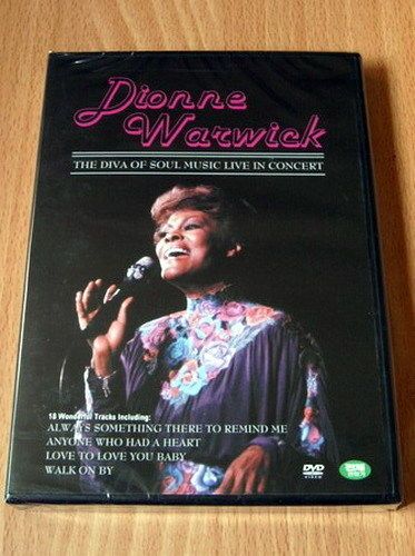 DIONNE WARWICK The diva of soul music live in Concert DVD