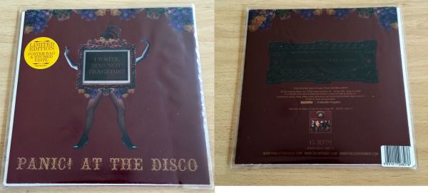 Panic! At The Disco -  I Write Sins Not Tragedies 7" Vinyl