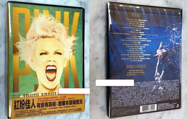 P!nk The Truth About Love Tour Live TAIWAN DVD