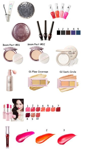 ETUDE HOUSE- KOREA MAKE UP - MAKE DOS SONHOS -  PROMOÇÃO -9 PRODUTOS