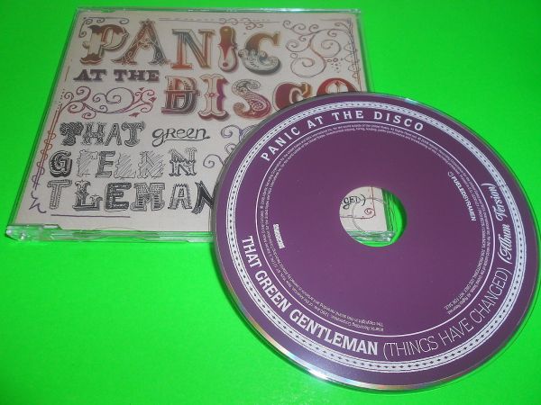 Panic! At The Disco - THAT GREEN GENTLEMAN - PROMO CD SINGLE