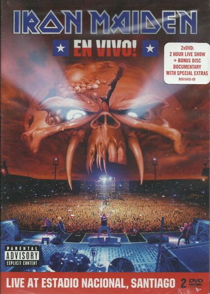 Iron Maiden ‎– En Vivo! (Live At Estadio Nacional, Santiago) DVD BLURAY - ESCOLHA