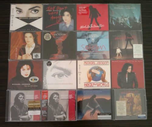 Michael Jackson Huge Lots Single CD Collection 16 pcs Rare