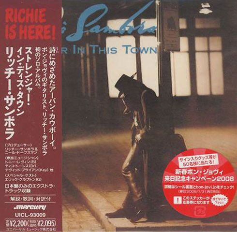 Richie Sambora ‎Stranger In This Town japan CD - ESCOLHA