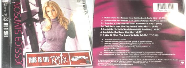 Jessica Simpson -  THIS IS THE REMIX CD