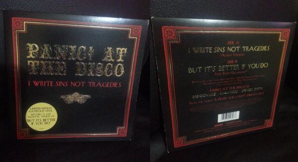 Panic! At The Disco -  I Write Sins Not Tragedies Vinyl LP