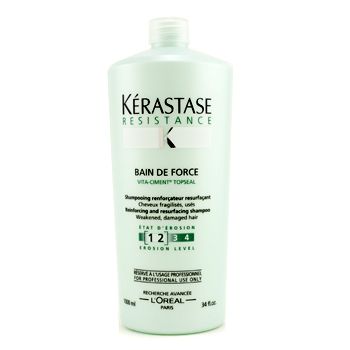 Kerastase Resistance Bain Force Reinforcing Shampo -1000ml