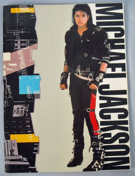 Michael Jackson Concert Program Japan Tour '88 w/Stub Super