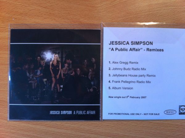 Jessica Simpson - A Public Affair REMIXES CD