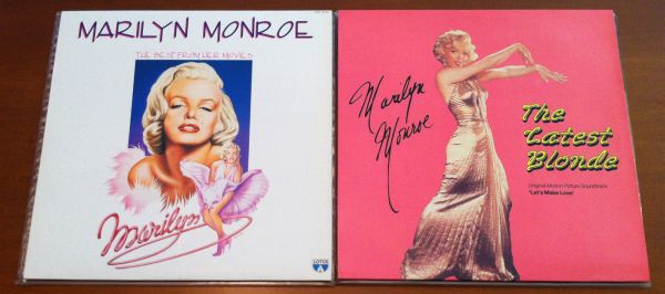 MARILYN MONROE let's make love & the best from her movies 2 LP