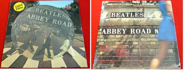 BEATLES -Abbey Road- Rare Original 1970s Dutch picture Disc