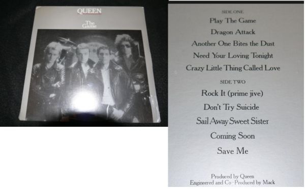 QUEEN  The Game Lp - 1980