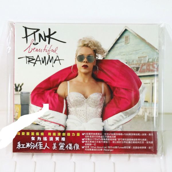 PINK beautiful trauma TAIWAN CD