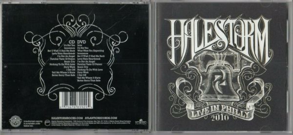 HALESTORM - LIVE IN PHILLY 2010 CD + DVD