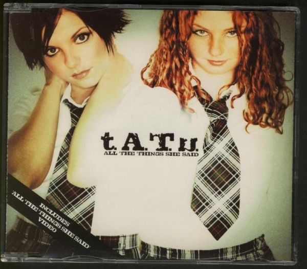 T.A.T.U - All The Things She Said CD
