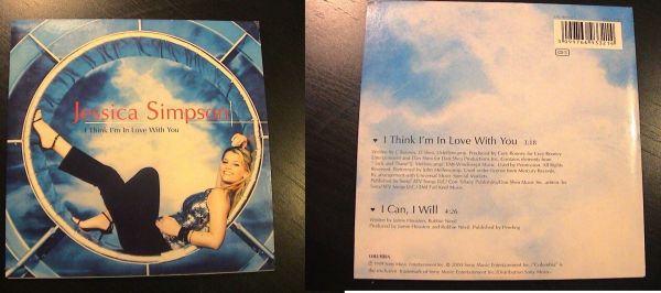 Jessica Simpson - I THINK I'M IN LOVE WITH YOU  CD