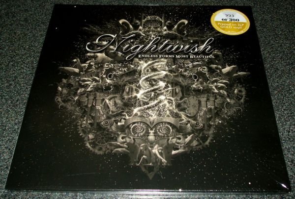 Nightwish - ENDLESS FORMS MOST BEAUTIFUL  2xLP GOLD VINYL