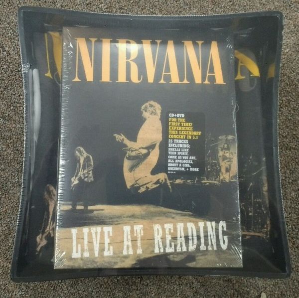 NIRVANA LIVE AT READING CD DVD  XL\GG Shirt  Best Buy Exclusive SET