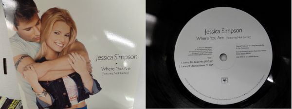 Jessica Simpson -  WHERE ARE YOU  VINYL LP