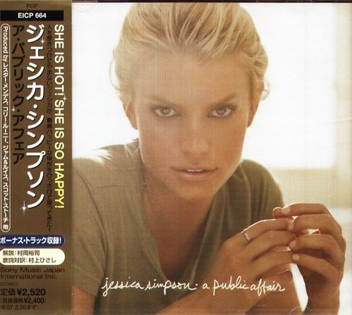 Jessica Simpson - A Public Affair CD JAPAN