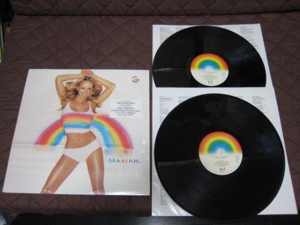Mariah Carey Rainbow US Double Vinyl LP in Shrink 1999