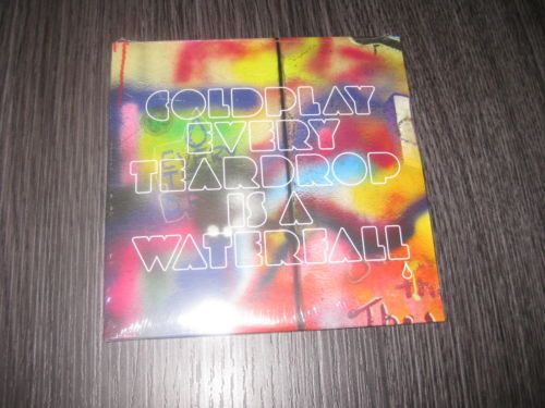COLDPLAY CD SINGLE EVERY TEARDROP IS A WATERFALL CARDSLEEVE