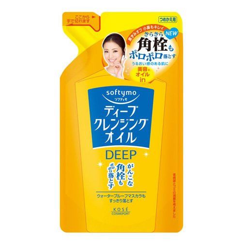 KOSE SOFTYMO DEEP CLEANSING OIL MAKEUP REMOVER 200ml REFILL