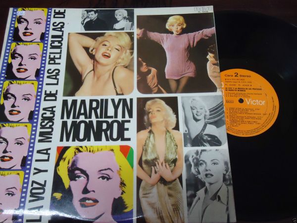 MARILYN MONROE La Voz Y La Musica De Las Peliculas De LP 12"