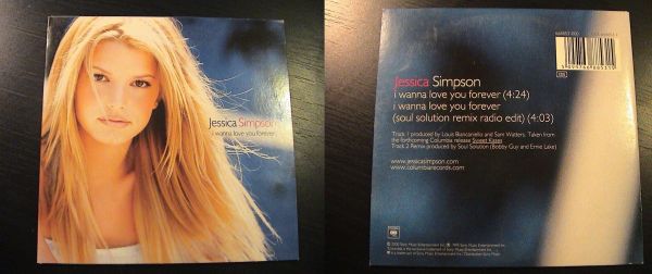 Jessica Simpson -  I WANNA LOVE YOU FOREVER CD