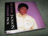 MICHAEL JACKSON RED COLOR UK 9 RECORD SINGLES PACK