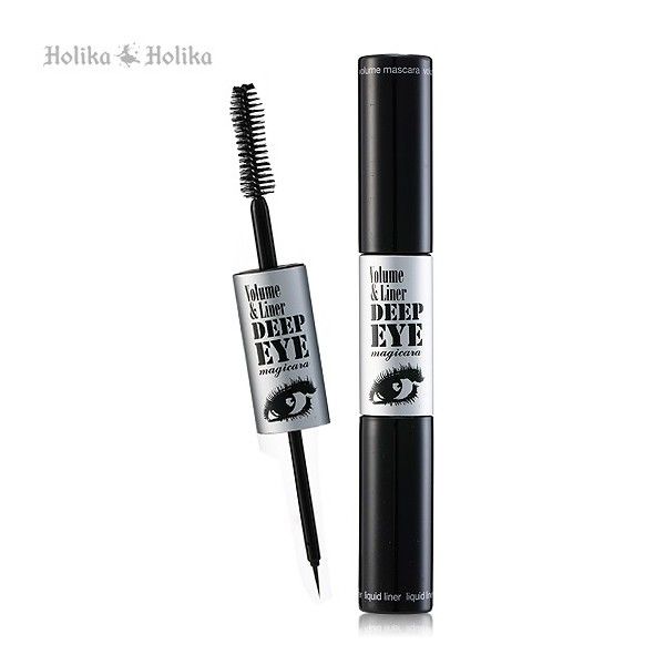 HOLIKA - Deep Eye Magicara Volume&Liner No.1 Deep Black