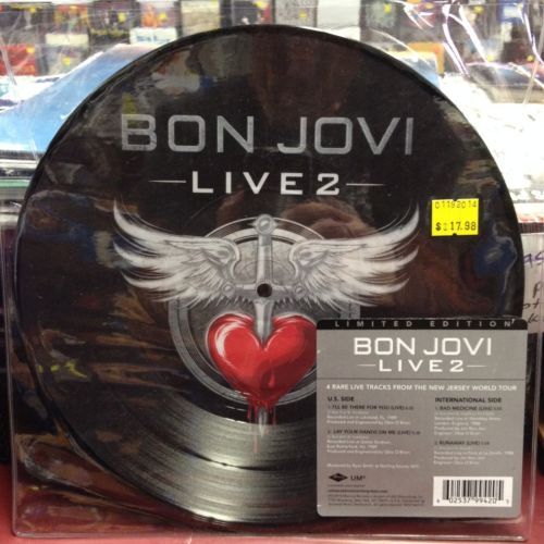 BON JOVI - Live 2 RSD PICTURE VINYL 10-Inch