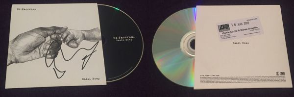 ED SHEERAN - SMALL BUMP PROMO CD AUTOGRAFADO
