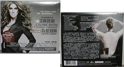 CELINE DION Taking Chances 2007 Taiwan w/obi CD+DVD+digipak