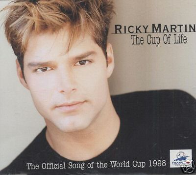 RICKY MARTIN CD Single -The cup of life (5 mixes)