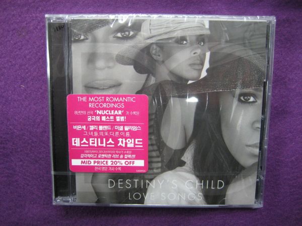 Destiny's Child Love Songs CD