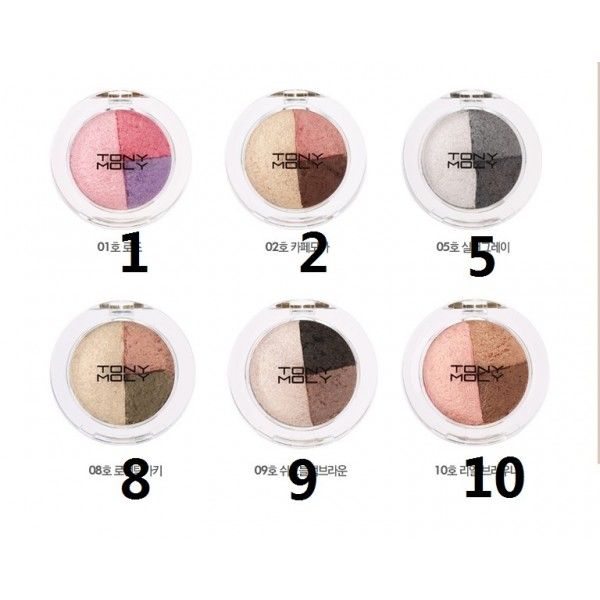 TONY MOLY - Party Lover Triple Dome Eye Shadow