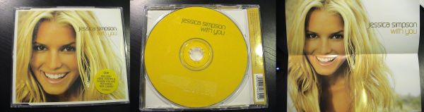 Jessica Simpson -  WITH YOU CD + Poster