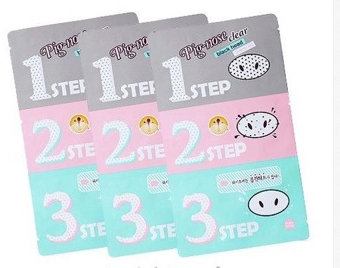 Holika Holika Pig-nose Clear Black Head 3-Step Kit com 3pcs