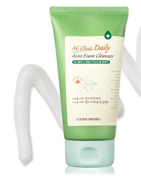 ETUDE HOUSE AC Clinic Daily Acne Foam Cleanser