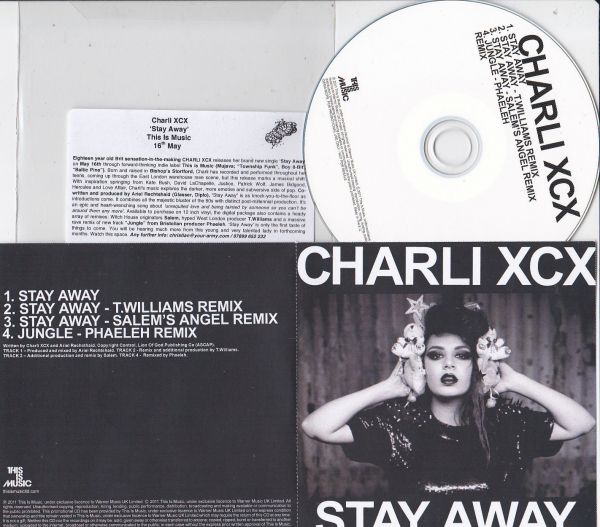 CHARLI XCX - STAY AWAY CD