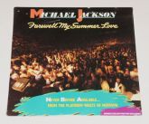 MICHAEL JACKSON Farewell My Summer Love LP SEALED w POSTER