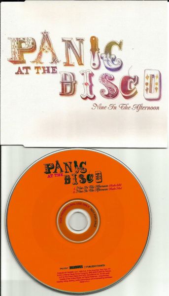 Panic! At The Disco - Nine in Afternoon PROMO CD single