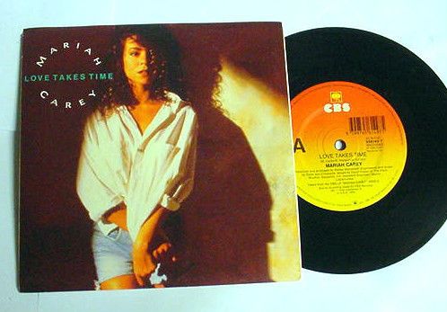 Mariah Carey~Love Takes Time~Original Australian PS 45 1990