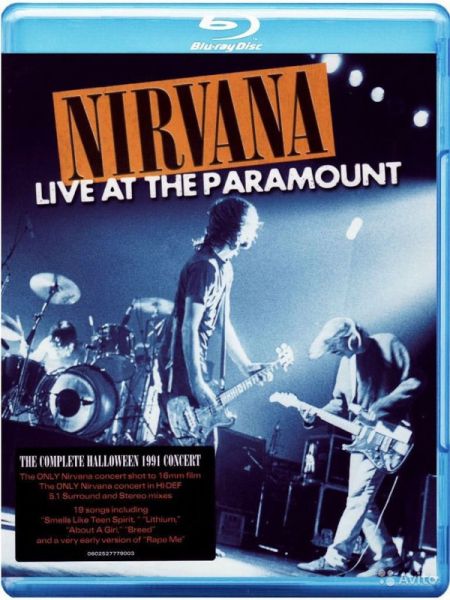 NIRVANA Live At The Paramount Bluray