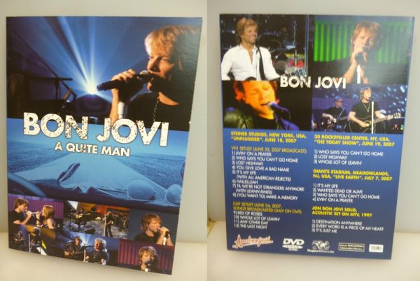 BON JOVI - A QUITE MAN. STEINER STUDIOS, NYC - DVD